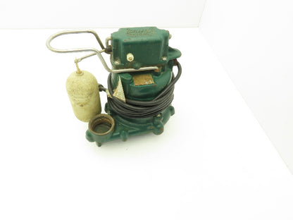 Zoeller M53-D Cast Iron Submersible Sump Pump with Float 1-1/2"npt 115V
