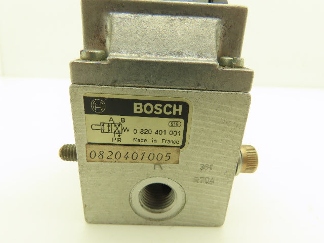 Bosch 0 820 401 001 Pneumatic Air Control Valve 2 Position 4 Way Manual