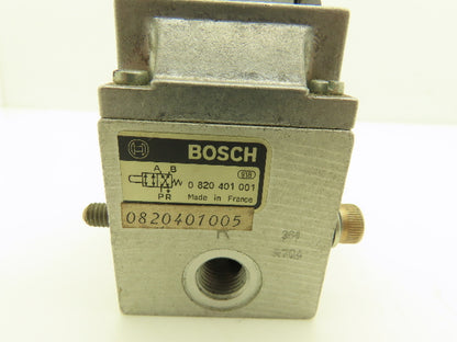Bosch 0 820 401 001 Pneumatic Air Control Valve 2 Position 4 Way Manual