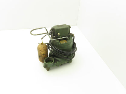 Zoeller M53-D Cast Iron Submersible Sump Pump with Float 1-1/2"npt 115V