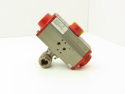 Triac 2R40SR Spring Return Pneumatic Valve Actuator Rotary 8ft-lb 3/4" Ball