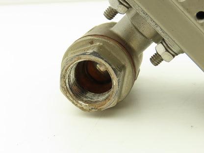 Triac 2R40SR Spring Return Pneumatic Valve Actuator Rotary 8ft-lb 3/4" Ball