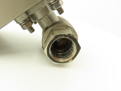 Triac 2R40SR Spring Return Pneumatic Valve Actuator Rotary 8ft-lb 3/4" Ball