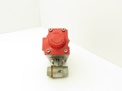 Triac 2R40SR Spring Return Pneumatic Valve Actuator Rotary 8ft-lb 3/4" Ball