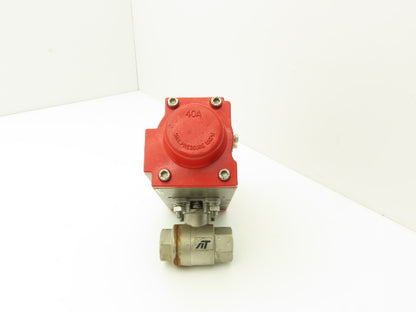 Triac 2R40SR Spring Return Pneumatic Valve Actuator Rotary 8ft-lb 3/4" Ball