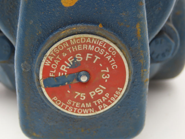 Watson Mcdaniel FT73-075-13-N Steam Trap 3/4" FT 73 Float Thermostatic 75 PSI