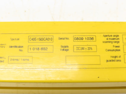 Sick C40E-1503CA010 C4000 Series Safety Light Curtain Emitter 1500mm