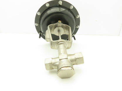 Watson McDaniel HB1000F-12N Pneumatic Positioner Linear Control Valve 1/2" NPT