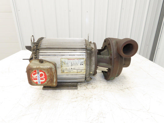 Deming Type BF Centrifugal Pump 2"x 1.5"NPT 3Hp 230/460V 3PH 182JM Unimount 125