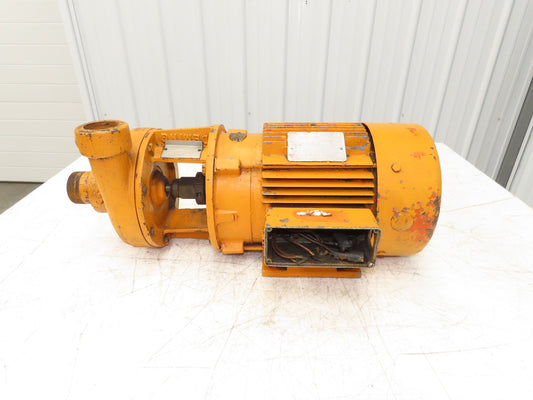 Crane Deming 4358 Centrifugal Pump 2"x 1.5"NPT 5Hp 230/460V 3PH 184TC Tri-Clad