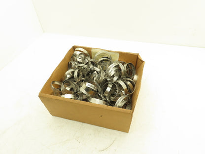 Various Mfr Clamp Ring Duct Band Hose Rim 2.5" 2.75" 3" 3.5" Lot of 120+