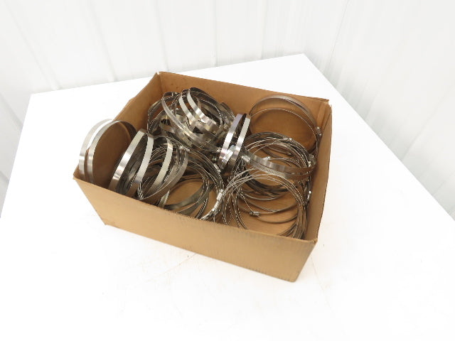 Various Mfr Clamp Ring Duct Band Hose Rim ~10" Lot of 90+