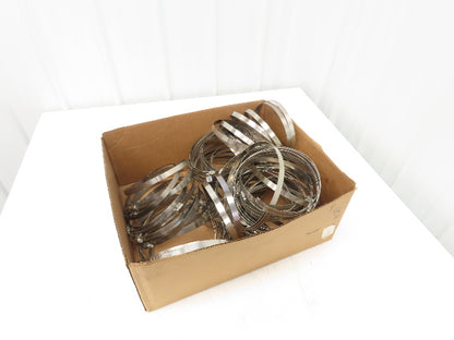 Various Mfr Clamp Ring Duct Band Hose Rim ~10" Lot of 90+