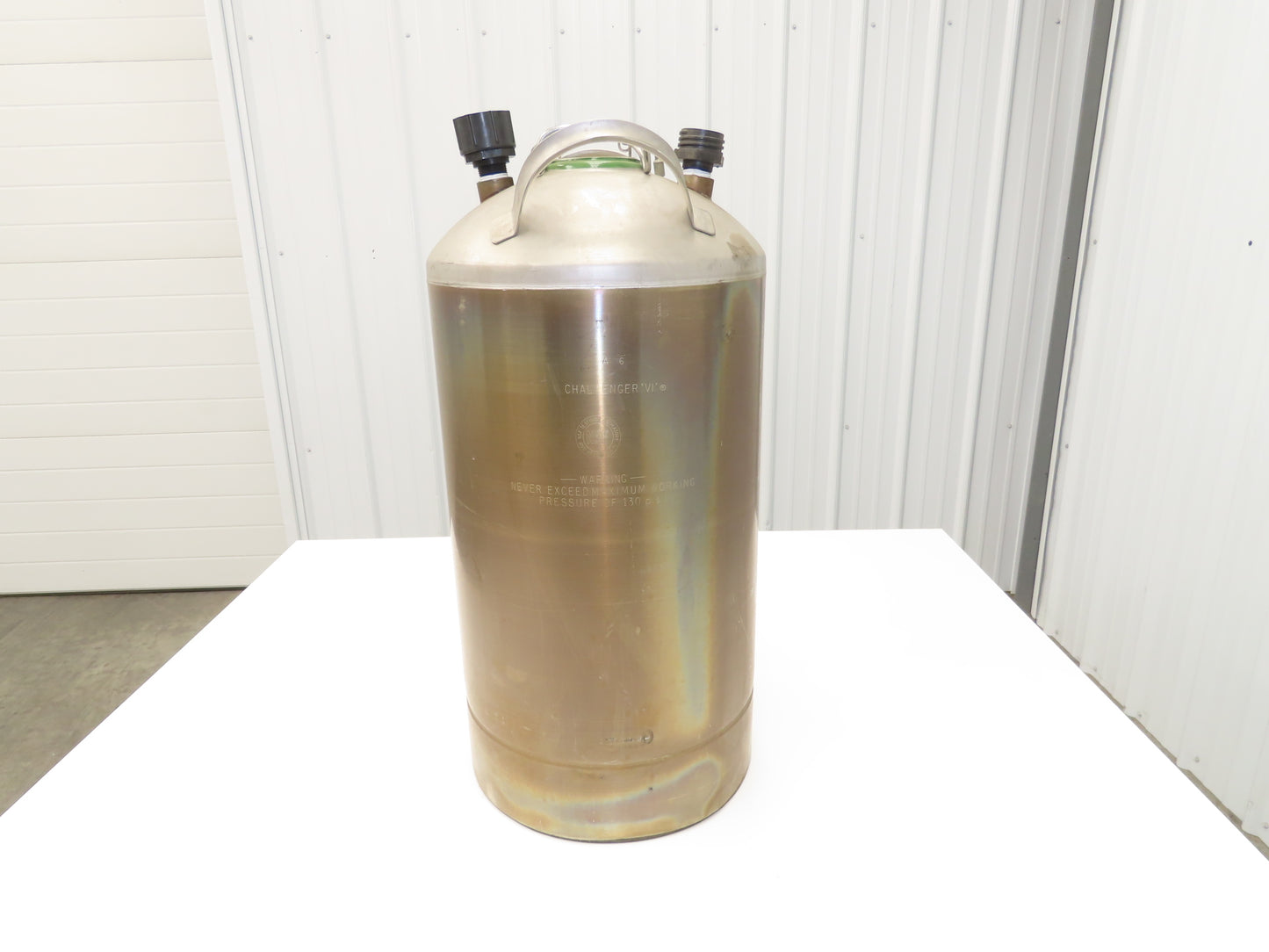 Challenger Stainless Dispensing Pressure Vessel Tank 130 PSI 8 Gallon