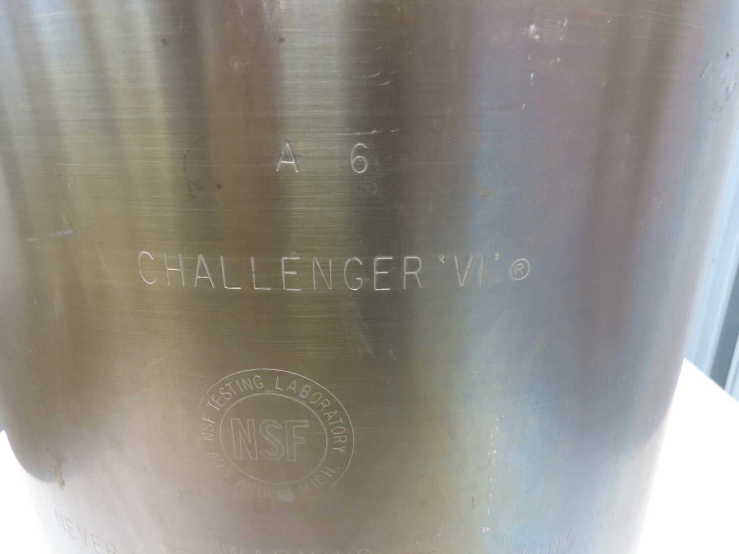 Challenger Stainless Dispensing Pressure Vessel Tank 130 PSI 8 Gallon