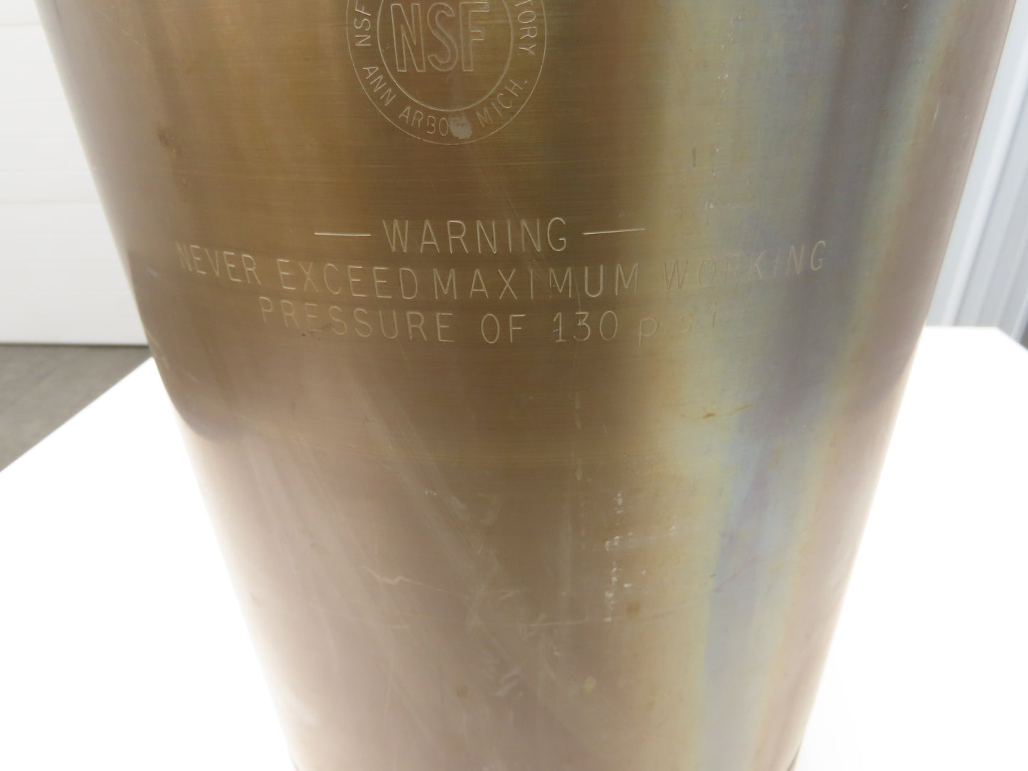 Challenger Stainless Dispensing Pressure Vessel Tank 130 PSI 8 Gallon