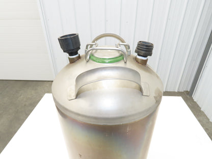 Challenger Stainless Dispensing Pressure Vessel Tank 130 PSI 8 Gallon