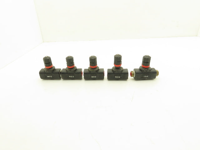 ARO F03/FO4 Needle Valve 5/8"NPT 9 Position Lot of 5