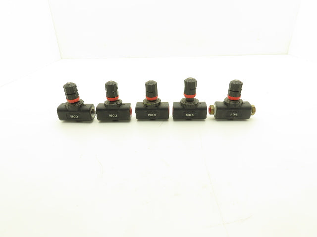 ARO F03/FO4 Needle Valve 5/8"NPT 9 Position Lot of 5