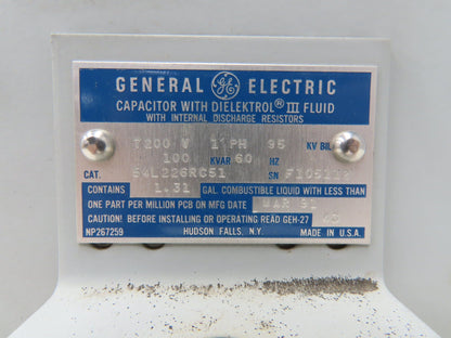 54L226RC51 Capacitor 7200V 1Ph 95kV BIL 100kVAR 60Hz