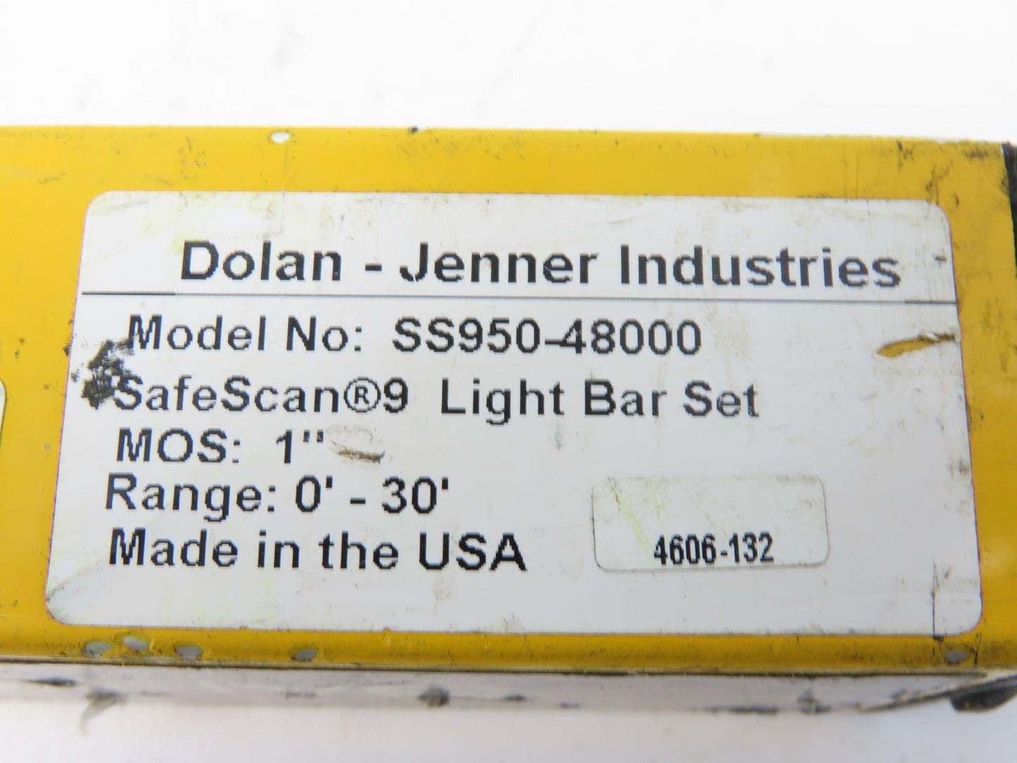 Dolan-Jenner SS950-48000 Light Curtain Receiver 48" SafeScan 9