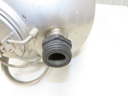 Stainless Dispensing Pressure Vessel Tank 130 PSI 8 Gallon Sprayer Valve