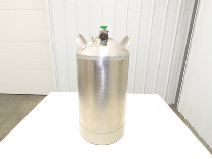 Stainless Dispensing Pressure Vessel Tank 130 PSI 8 Gallon Sprayer Valve