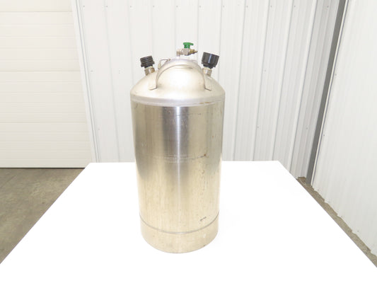 Stainless Dispensing Pressure Vessel Tank 130 PSI 8 Gallon Sprayer Valve