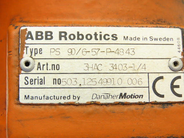 Danaher Motion ABB Robotics PS 90/6-57-P-4843 Servo Motor