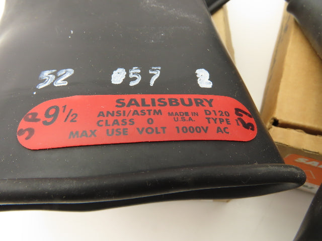 Salisbury E011B Lineman's Gloves Size 9-1/2 Lot of 2