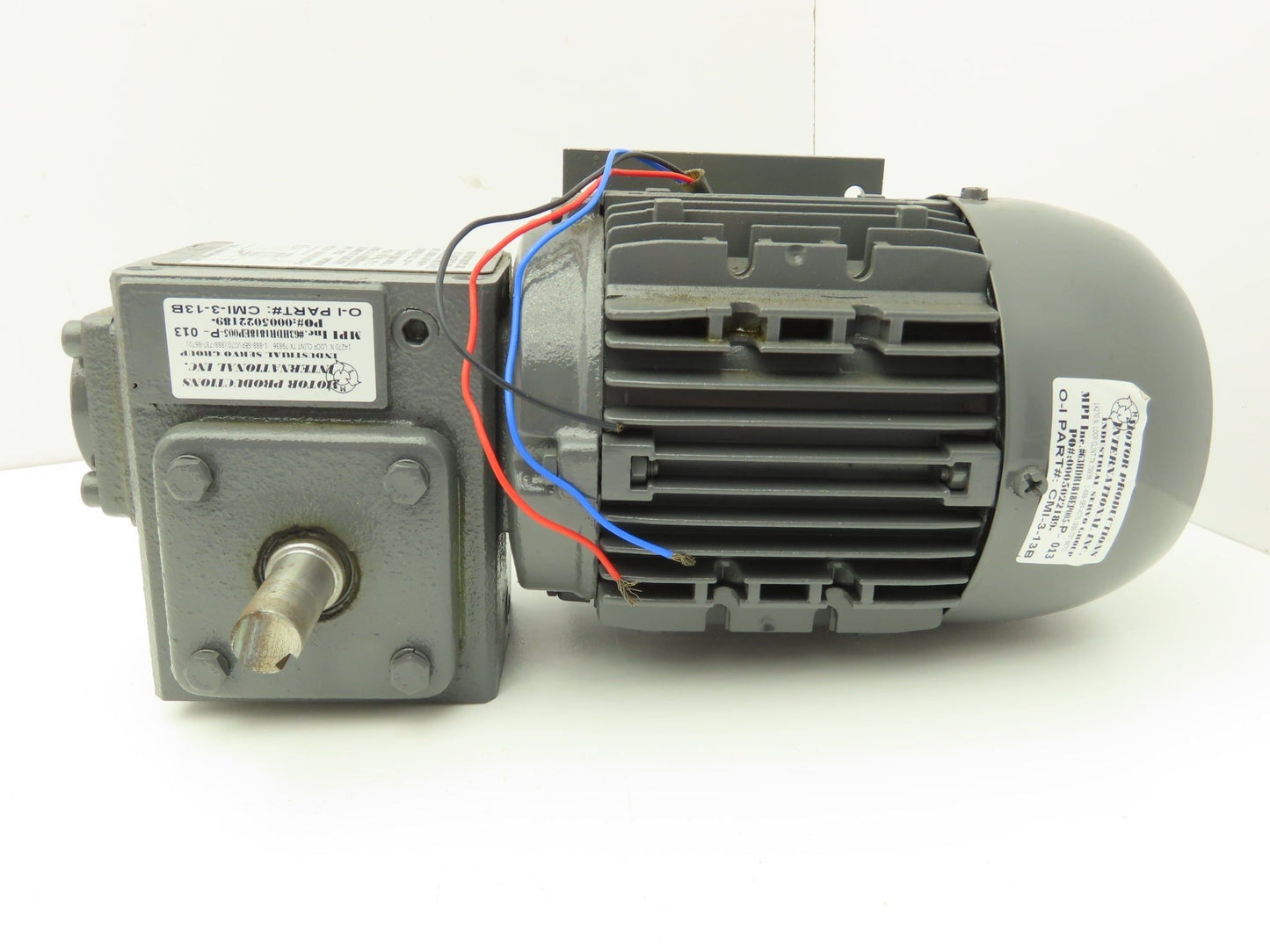 Motor Productions Intl 63 HDR 1818 EP 005 Gearmotor 5:1 Reducer 1/4Hp 230V 3PH