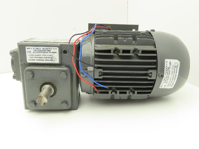 Motor Productions Intl 63 HDR 1818 EP 005 Gearmotor 5:1 Reducer 1/4Hp 230V 3PH