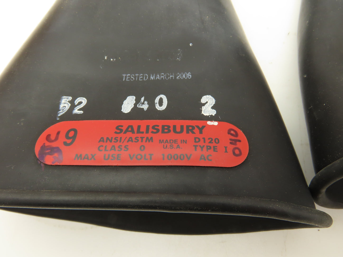 Salisbury E011B Lineman's Gloves Size 9 Lot of 5