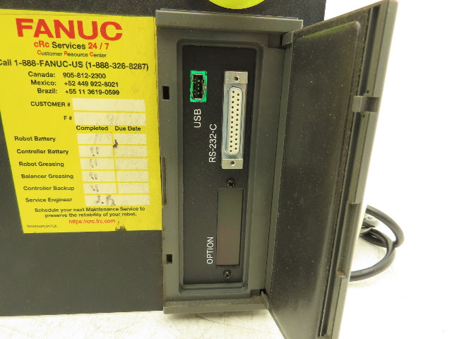 Fanuc A20B-2101-0370 A05B-2502-C053 Operator Control Panel WITH KEY