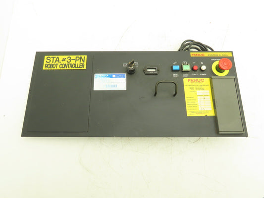 Fanuc A20B-2101-0370 A05B-2502-C053 Operator Control Panel WITH KEY