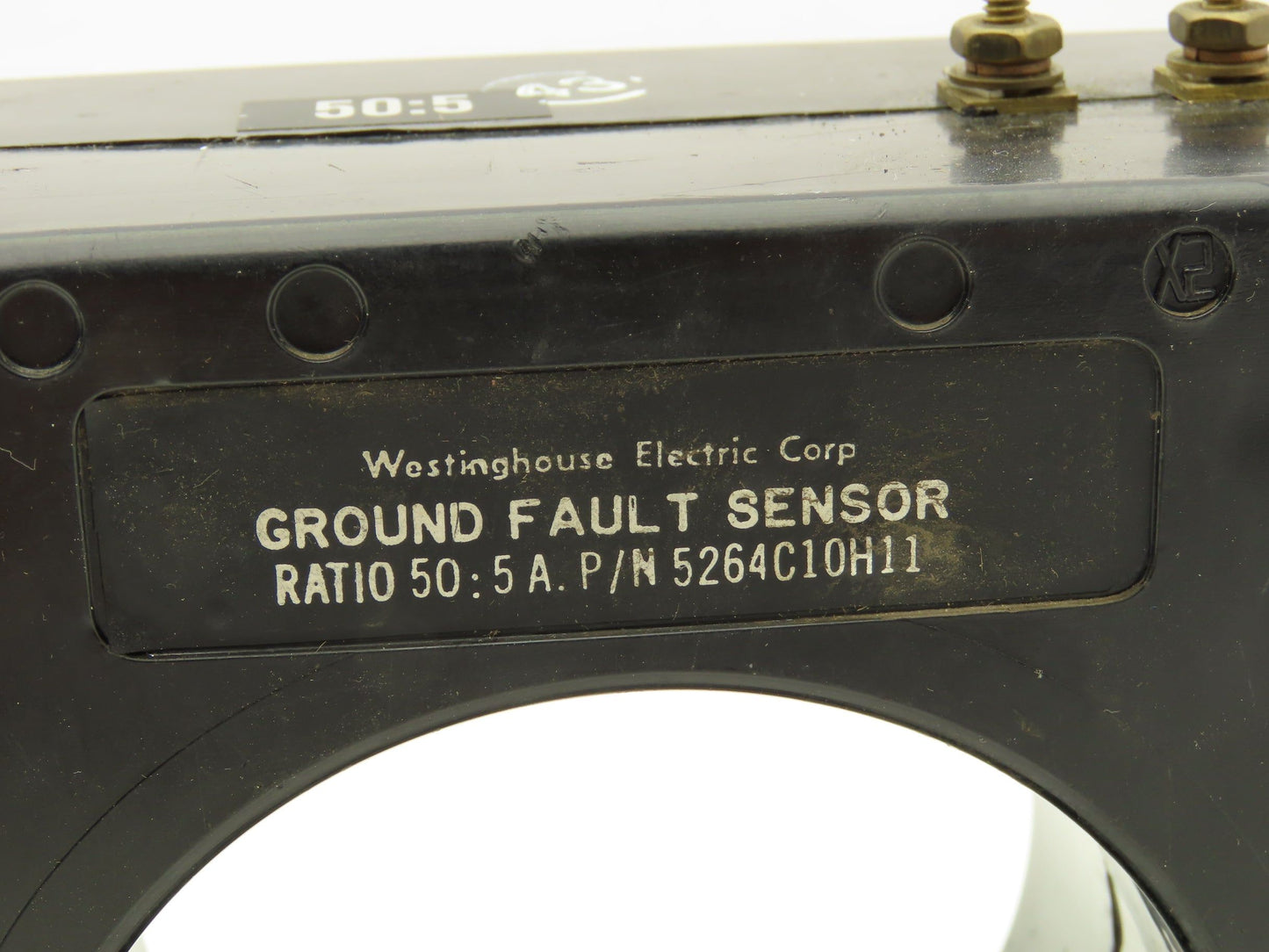 Westinghouse 5264C10H11 Westinghouse Ground Fault Current Sensor 50:5 Ratio