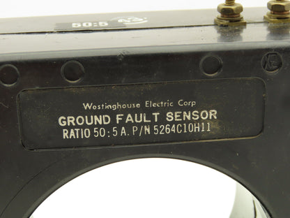 Westinghouse 5264C10H11 Westinghouse Ground Fault Current Sensor 50:5 Ratio