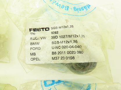 Festo SGS-M12X1.25 Spherical Rod-End Bearing 13mm Bore M12X1.25 Female Lot of 7