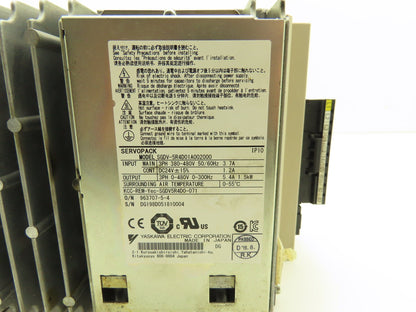 Yaskawa SGDV-5R4D01A Servopack AC Drive 400V 5.4A 1.5kw