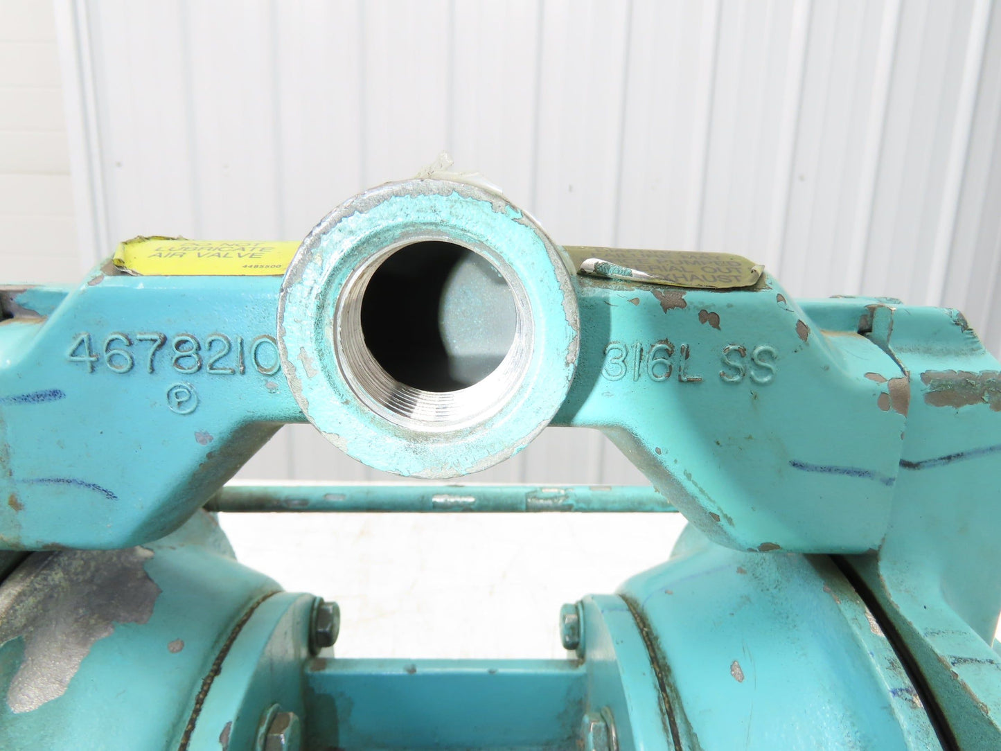 ITT 1A0D SNNN Air Operated Pneumatic Diaphragm Pump 1"NPT 316 Stainless 125psi