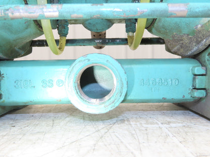 ITT 1A0D SNNN Air Operated Pneumatic Diaphragm Pump 1"NPT 316 Stainless 125psi