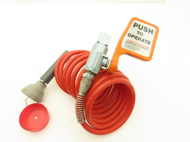 Guardian Equipment Emergency Drench Hose Wash Station 1/2" Valve 3/8" ID Hose