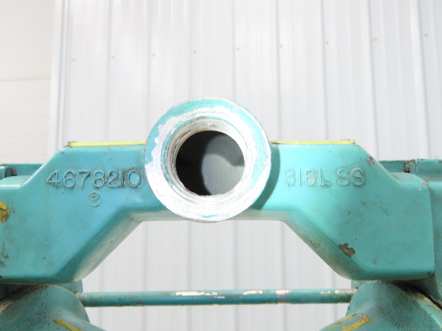 ITT 1A0D SNNN Air Operated Pneumatic Diaphragm Pump 1"NPT 316 Stainless 125psi