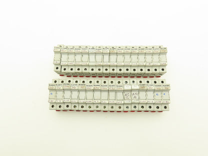 Bussmann CHCC1D DIN Rail Fuse Holder 1-Pole 30A Lot of 32