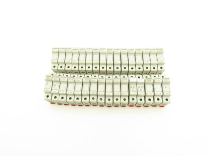 Bussmann CHCC1D DIN Rail Fuse Holder 1-Pole 30A Lot of 32