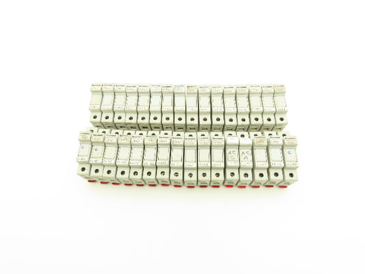 Bussmann CHCC1D DIN Rail Fuse Holder 1-Pole 30A Lot of 32