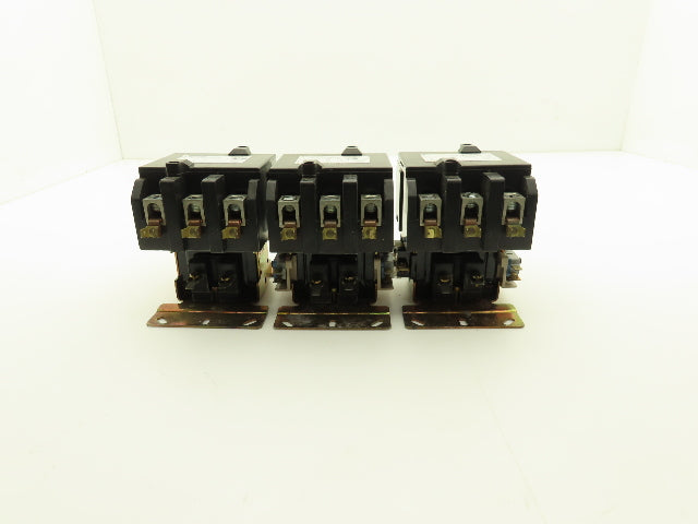 Furnas 42FE35AF357R Motor Starter Contactor 75A 600V 40Hp 120V Coil Lot of 3