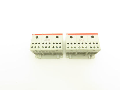 Entrelec BRT 115 Connector Block 600V 115A 3-Pole 8-2AWG In 14-4AWG Out Lot of 2