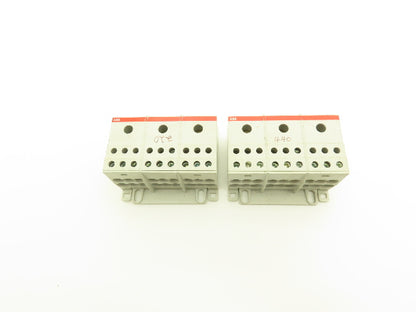 Entrelec BRT 115 Connector Block 600V 115A 3-Pole 8-2AWG In 14-4AWG Out Lot of 2