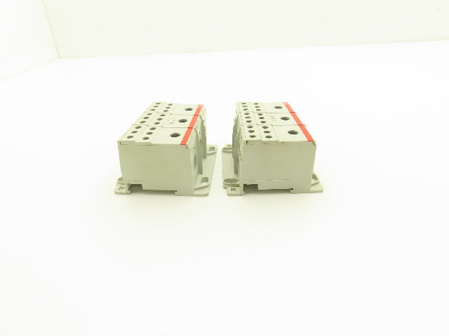 Entrelec BRT 115 Connector Block 600V 115A 3-Pole 8-2AWG In 14-4AWG Out Lot of 2
